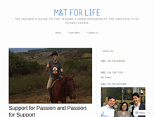 Tablet Screenshot of mandtforlife.com